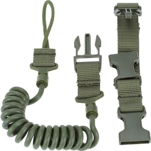 Tactical Two Point Rifle Sling Adjustable Bungee Airsoft Gun Strap System Paintball Elastic