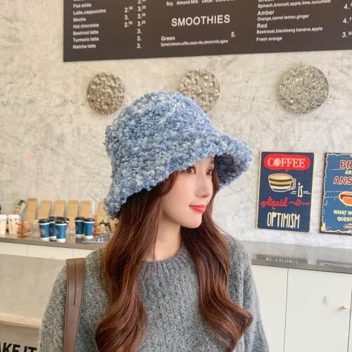 Unisex Winter Hats Teddy Velvet Warm Ear Protector Fisherman Hat Accessories Vintage Lamb Velvet Cap Lovely Hat for Men&Women