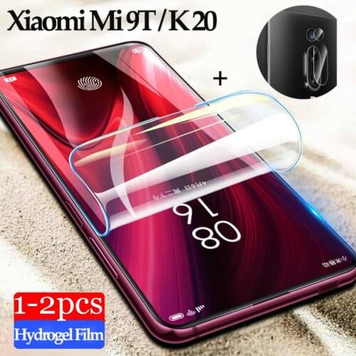 1-2pcs hydrogel film for Xiaomi Mi 9T Pro Mi9 T Xiom 9 cc9 9t Protective Film Lens glass on For Xiaomi 9se 9Pro 9Lite Not Glass