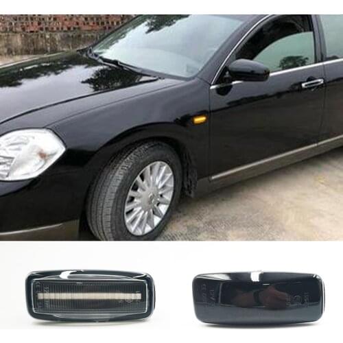 1 Set Dynamic Side Marker Turn Signal Lamp For Nissan Teana Cefiro Maxima J31 04-07 For Sylphy Sunny Murano Fender Lamp Light