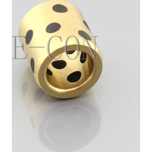 1PCS JDB Oilless Graphite Lubricating Brass Bearing Bushing Sleeve 16x22x18mm