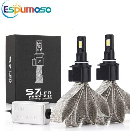 2PCS H4 H7 Canbus Car Led Headlight H11 H3 H1 880 9005 9006 9007 9004 9012 Auto Fog Lamp 80W 16000L 12V Motorcycle Car LED Bulb