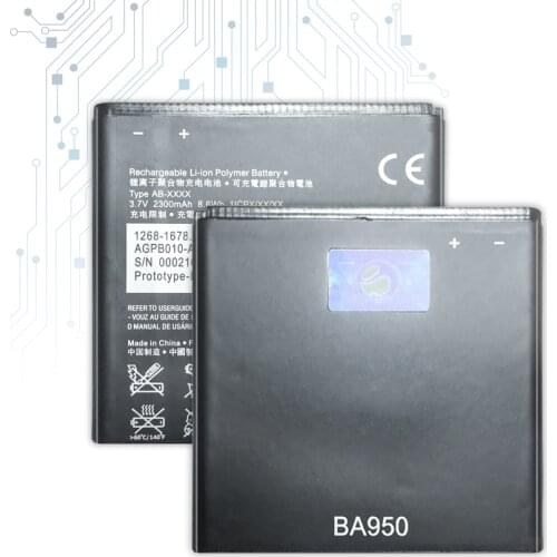 2300mAh BA950 Replacement Battery For SONY Xperia ZR SO-04E M36h C5502 C5503 AB-0300 +Tracking Number