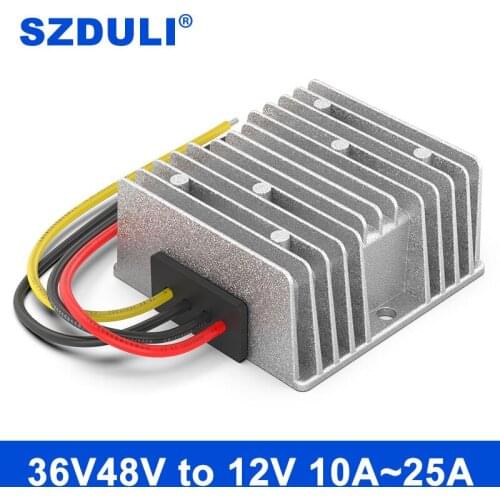 36V 48 V to 12 V 10A 15A 20A 25A 30A paso convertidor DC regulador de 48 voltios a 12 reductor de