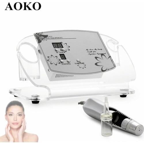 AOKO No Needle Mesotherapy Machine Needle-free Meso Therapy Injector for Skin Rejuvenation Wrinkle Removal Facial Whiten Machine