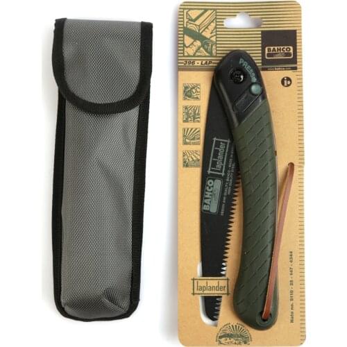 Bahco 396-Lap Folding Saw Laplander and Custom Carrying Case