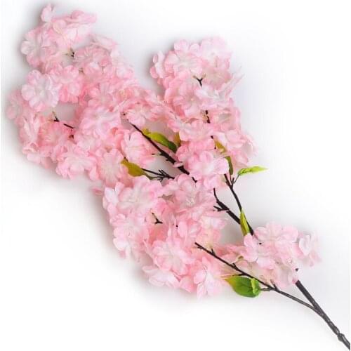 A Bunch of Artificial Cherry Blossoms, 4 Branches and 3 Branches, Pear Blossom and Peach Blossom Branch Wedding Decoration