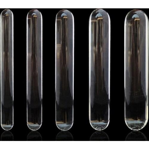 CamaTech Cylinder Pyrex Glass Dildo Glassware Artificial Penis For Women Masturbation Crystal Anal Plug Prostate Massage Sex Toy