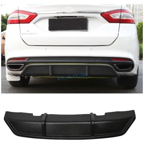 For Ford Fusion Mondeo 2013-2017 Rear Bumper Diffuser Lip Spoiler Cover Trim