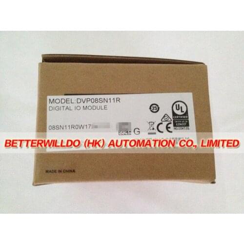 DVP08SN11R NEW IN BOX S Series PLC Digital Module DO 8 Relay 1 Year Warranty