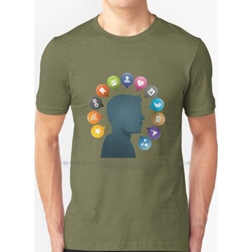 Social Media Lover T Shirt 100% Pure Cotton Social Media Lover Gmail Facebook Linkedin Website Blog Blogger Google