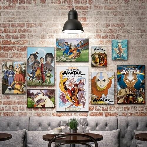 Classic Anime Avatar The Last Airbender Poster Vintage Posters And Prints Wall Art Picture Canvas Home Room Decorative Painting
