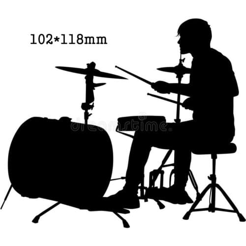 Cool Boy Playing Shelf Drum Metal Cutting Dies Stencil Scrapbooking Photo Album Card Paper Embossing Craft DIY Dies Cut 2020 New