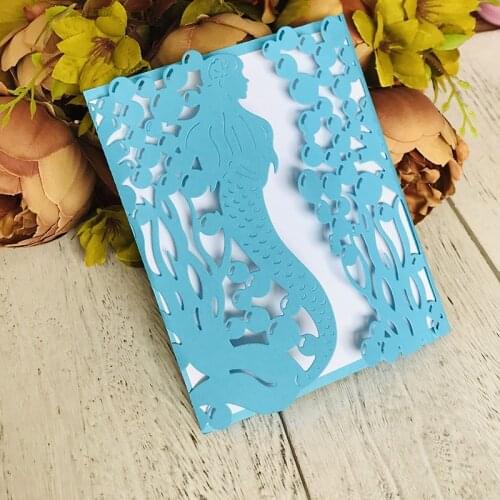 Metal cutting dies Craft cut die Ocean mermaid mold decoration Scrapbook paper craft knife mould blade punch stencils dies