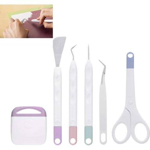 DIY Craft Vinyl Weeding Tools Set Cardstock Crafting Basic Tools Kit For Cricut Maker Silhouette Lettering Scrapbooking