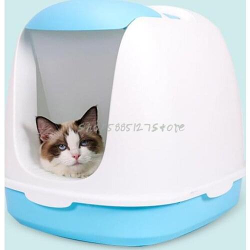 Cat Litter Basin Fully Enclosed Extra Large Anti Splash Cat Toilet Deodorization Cat Supplies Cat Basin Defecation Deodorization