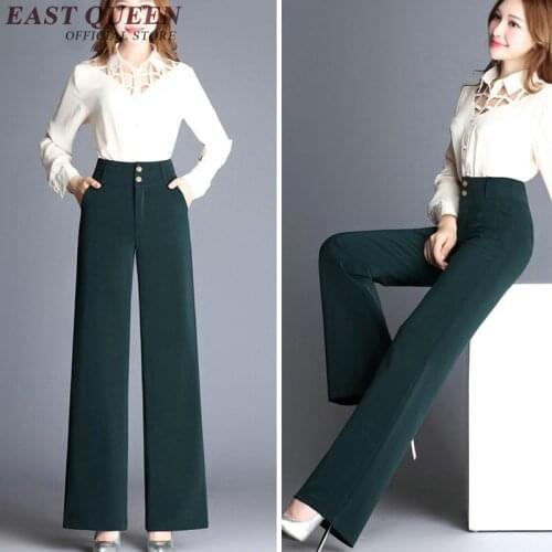 Autumn fashion Business office Palazzo culotttes femme wide leg pants women female loose baggy ladies elegant pants DD099