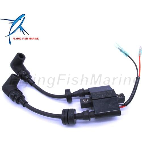 Outboard Engine 680-85570-00 680-85570-01 680-85570-02 Ignition Coil Assy for Yamaha Boat Motor 4-stroke 8HP 9.9HP, Sierra Marin
