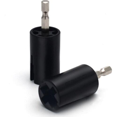 Portable Guitar Bass Replacement Electric Drill String Winder Plug Black