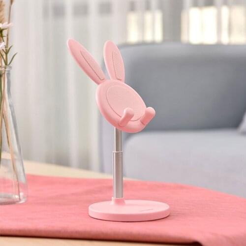 Retractable Rabbit Phone Stand Phone Accessories Portable Phone Holder Stand Metal Material Tablet Laptop Stand