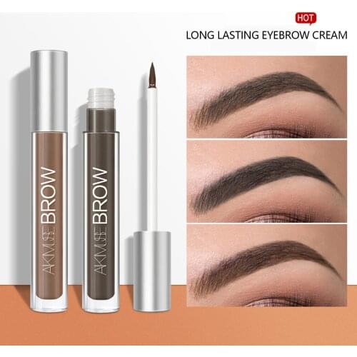 1pc Semi Permanent Eyebrow Gel Waterproof Natural Clear Eyebrow Gel Long Lasting Black Brown Tint Eyebrow Makeup Gel Cosmetics