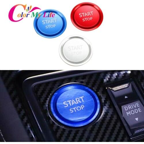 2Pcs Car Engine Start Stop Styling Accessories Ignition Push Cover Rings Case for Peugeot 5008 3008 408 508 2008 308 4008