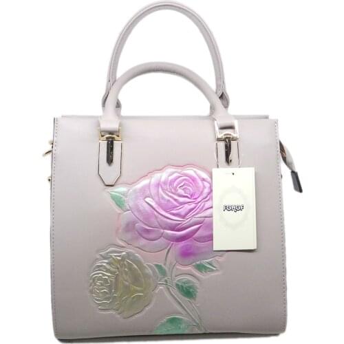 Women Totes Handbag Luxury Handbags Lady Party Purse Casual Cross Body Shoulder Bags Hand-painted flowers