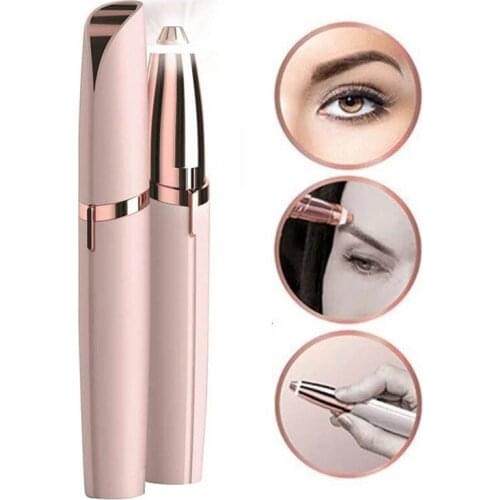Electric Face Eyebrow Hair Remover Epilator Mini Eyebrow Shaver Razor Instant Painless Portable Epilator Shaving Eyebrow Trimmer