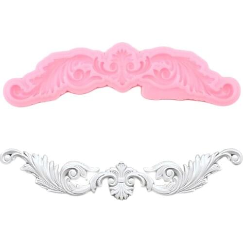 European Relief Silicone Molds Chocolate Fondant Mold Cupcake Topper Candy Polymer Clay Moulds Sugarcraft Cake Decorating Tools