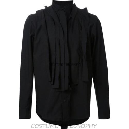 M - 6XL! High quality brand menswear 2018 The newly designed and made woolen mens shirts can be customized for dark mens wear