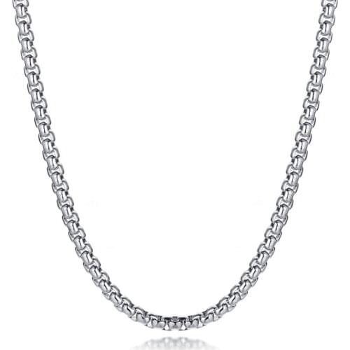 2021 Fashion Stainless Steel Pearl Chain Necklace With ChainTemperament And Light Luxury Style Suitable For Women And Men