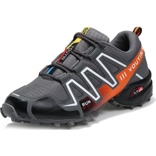 Mens mesh sports shoes, cross-country outdoor hiking shoes, new cycling shoes, non-locking mountain bike shoes for men and wome