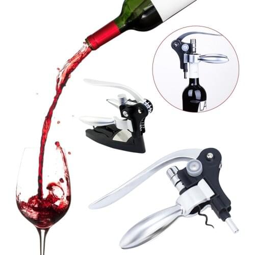 Rabbit Wine Bottle Opener Corkscrew Set Wine Opener Kit With Foil Cutter, Extra Spiral,Base Professional Corkscrew