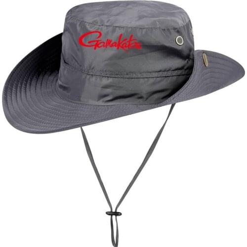 2021 New Spring Summer Outdoor Hiking Fisherman Waterproof Quick-Drying Gamakatsu Fishing Hat Climbing UV Fishing Cap Men