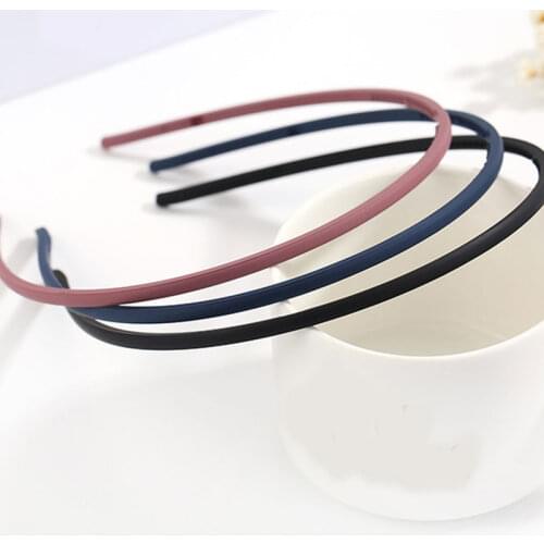 Elegant Solid Female Frosted Bezel Headband Turban Hairband For Women Lady Hair Hoop Hair Accessories Headwear Headdress