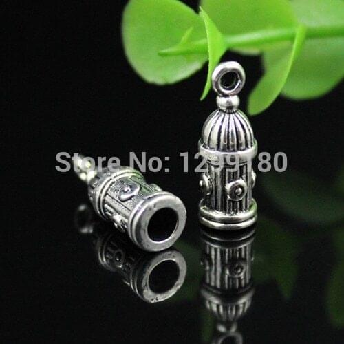 50pcs/lot Tower Cord Crimp End Caps Buckle Tips for Necklace Bracelet Ropes Cords Connectors Clasp 7x20mm (K00528)