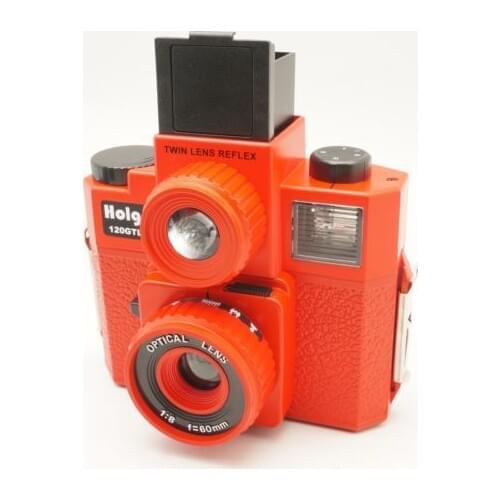 HOLGA 120TLR / 120 TLR Twin Lens Reflex Medium Format Film Red Lomo Brand new