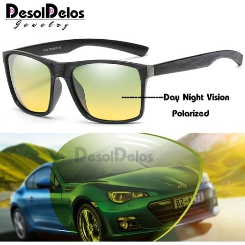 Hot Day & Night Vision Driving Polarized Sunglasses mens Driving Glasses Anti-glare glasses Eyewear gafas oculos de sol