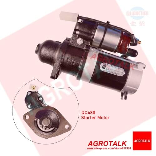 Starter motor for Quanchai QC490T QC495T, part number: QD1409