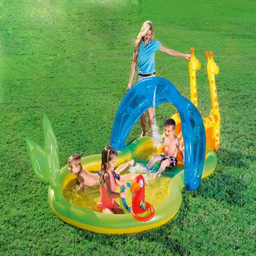 Outdoor Water Slides Inflatables For Kids Backyard Childrens Slide Water For Children Summer Pool Fun Lawn Water Slides Pools