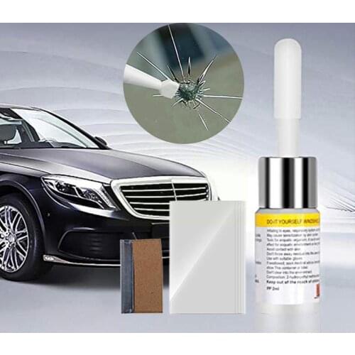 1pcs Auto Glass Scratch Crack Restore Tool Car Windshield Repair Kit Resin Glue Tools Curing Car Window Window Glass Diy Re X9A9