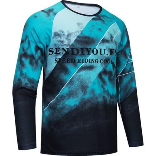 2021 cross country cycling long sleeve bicycle Sweatshirt womens clothing road bicycle Jersey Jersey mens Bicycle Shirt