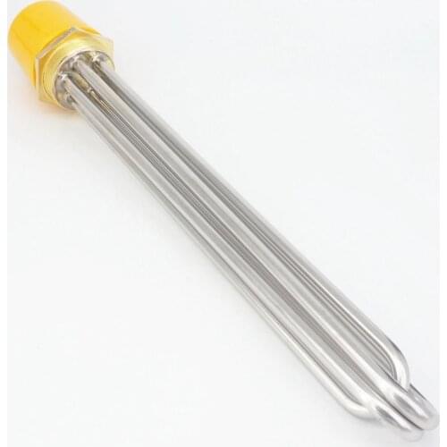 380V 12000W DN40 1-1/2" BSP Male Brass Head & 201 Stainless Steel Tube Electric Water Heater Element For Tank