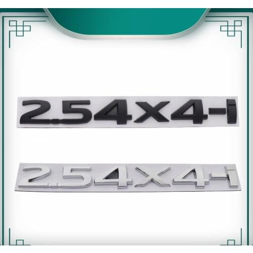3D 2.5 4X4-i 2.5 for X-trail Tiida Altima Qashqai Leaf Juke Note T32 T31 Fender Side trunk Nameplate Decal Emblem Badge Sticker