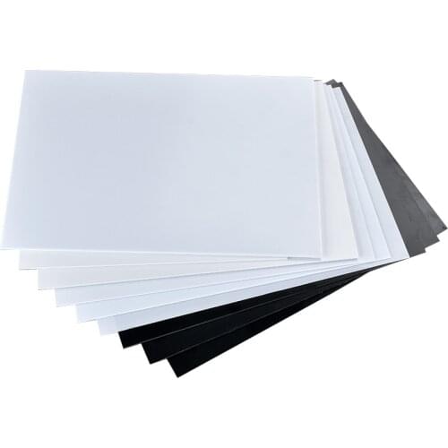 4mm 5mm DIY Plastic Model ABS Flat Sheet Plate Materials For Train Buildings Sheet Model Building Kits