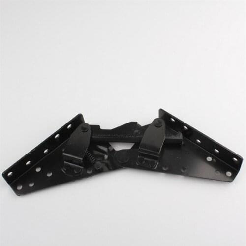 Black iron Sofa bed hinge Hardware accessories sofa hinges 2pcs