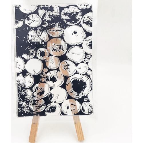 Wooden Pole Clear Stamps Scrapbook Card Paper Craft Silicon Rubber Transparent Stamps Retro Stamp Seal Puzzle