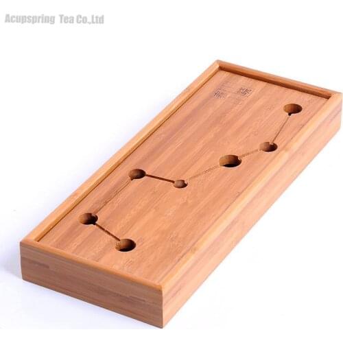 Elegant Bamboo Tea Tray,water Storage Tea Teable/Plate,Chinese Kungfu Tea Ceremony teaset/tool,good Gifts puer/puerh/white tea