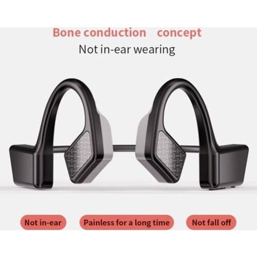 Hot K08 Wireless Headphone Bluetooth 5.0 Bone Conduction Headsets TWS Surround Sound Sports Earphones Handsfree Headset