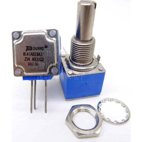2pcs Ceramic potentiometer 81A1AB28A17 single-turn 25K adjustable